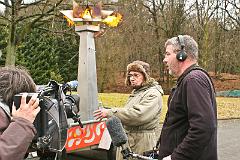 20080229-IMG 9673  Paul Grimm mit der Kamerafrau und dem Tontechniker : 2, Dolles Dorf, Fernsehen, Fussingen, HR