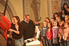 20080229-IMG 9835  es war ein wunderschöner, wenn auch leider kurzer Auftritt des Jugendchor : 2, Dolles Dorf, Fernsehen, Fussingen, HR